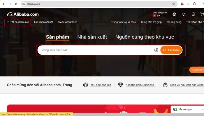 Bước 3 của cách đăng ký tài khoản Alibaba