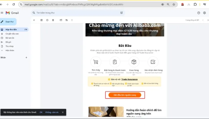 Bước 4: Kích hoạt tài khoản qua email