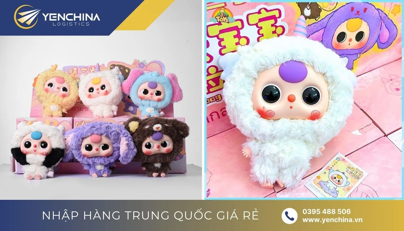 Nguồn hàng Baby Three phiên bản đầu to