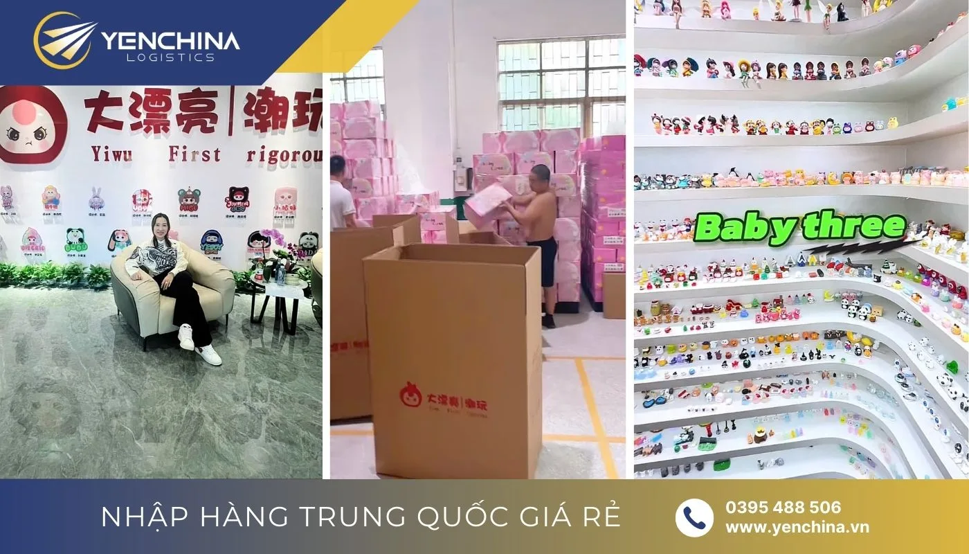 Nhập Baby Three ở đâu? Tại kho, xưởng Baby Three