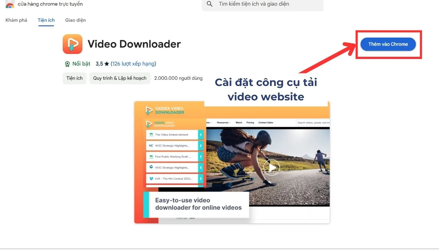 Bước 1 của cách tải video Taobao bằng Chrome
