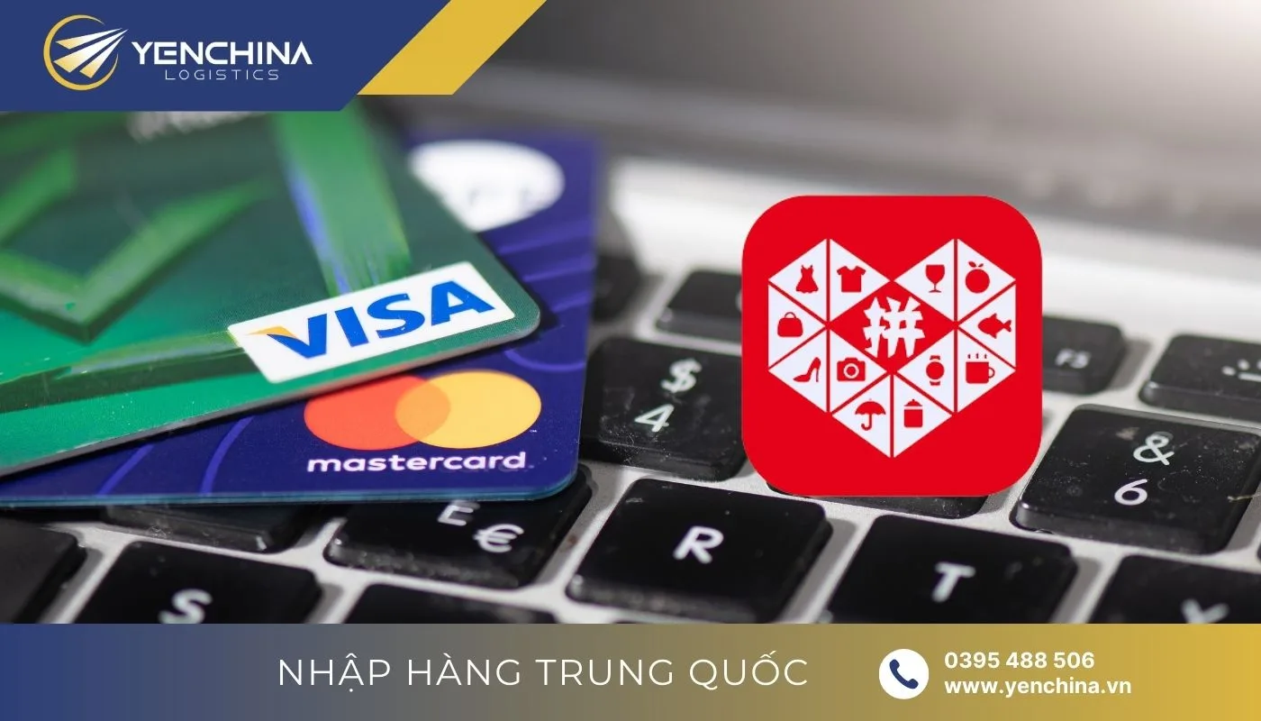 Cách thanh toán trên pinduoduo bằng thẻ Visa/Mastercard