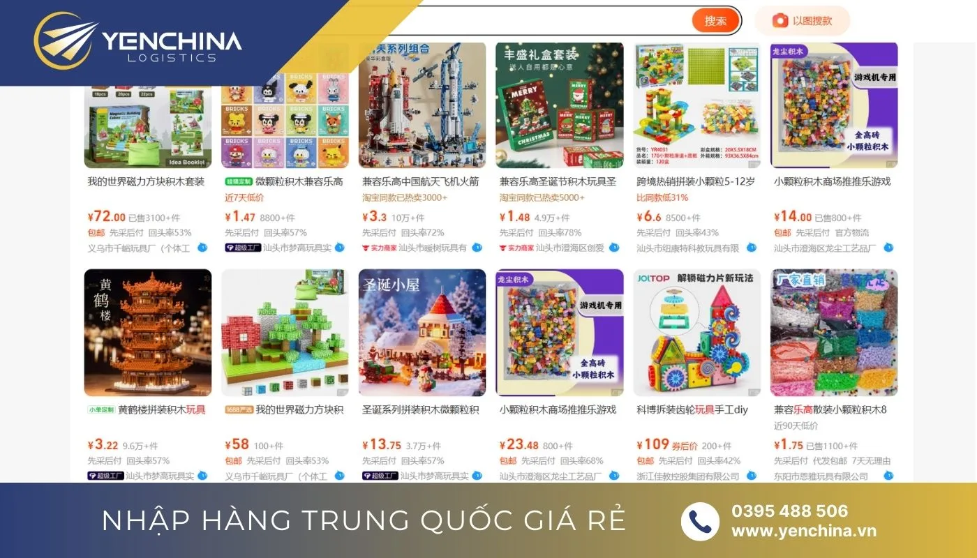 Các shop bán sỉ Lego trên sàn TMĐT cung cấp nguồn hàng phong phú và chất lượng