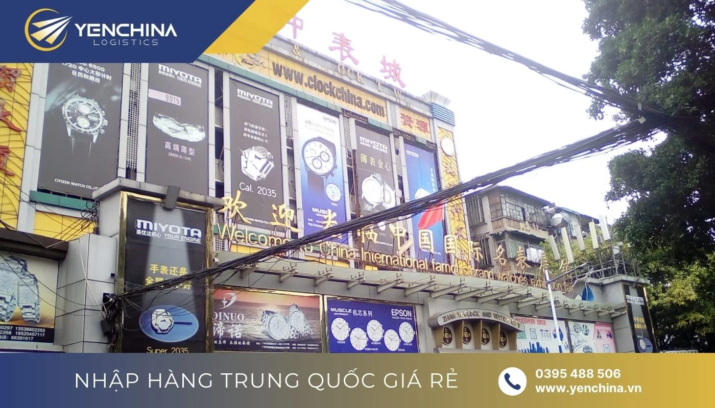 Nhập sỉ hàng nội địa trung quốc với mặt hàng đồng hồ trên đường Trạm Tây