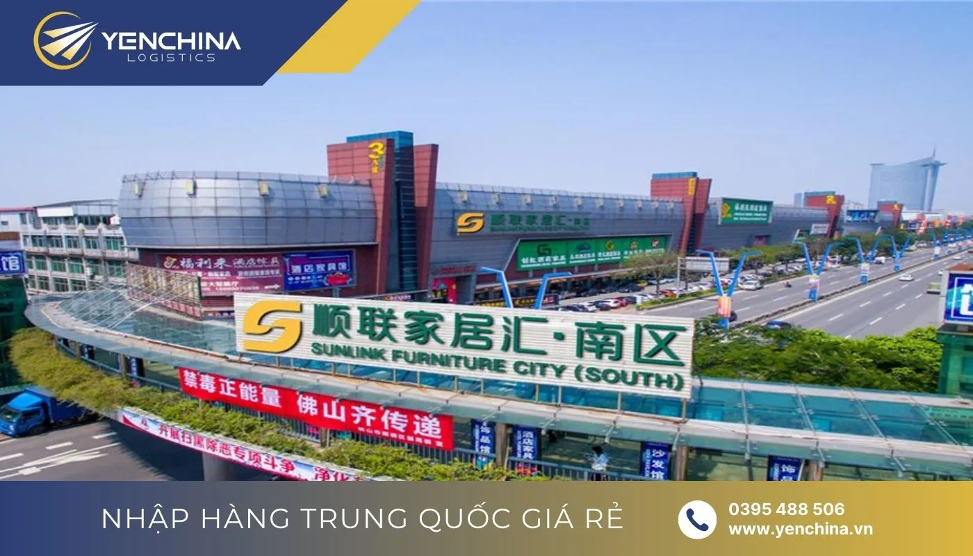 Mua sỉ hàng nội thất tại Trung qua chợ Sunlink