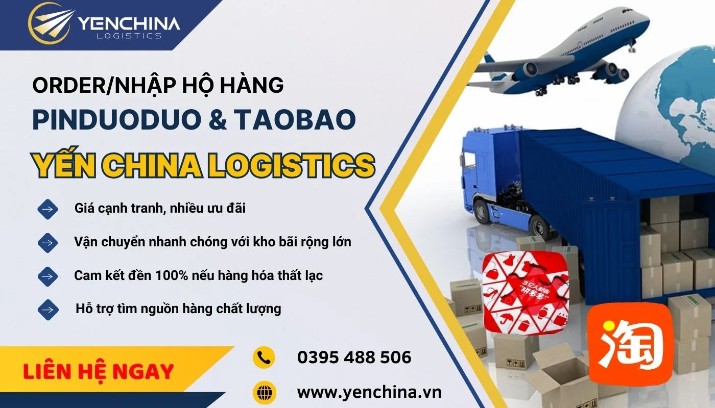 Dịch vụ order hàng Pinduoduo và Taobao tại Yến China