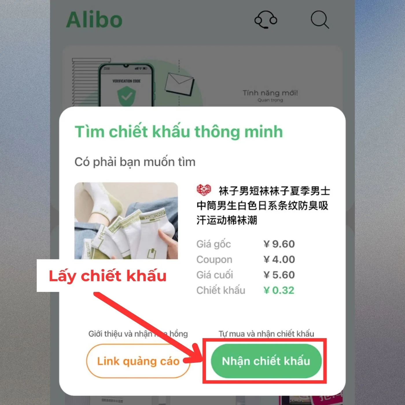 Lấy mã giảm giá trên Pinduoduo - Bước 4 - Nhận chiết khấu Lấy mã giảm giá trên Pinduoduo - Bước 4 - Nhận chiết khấu