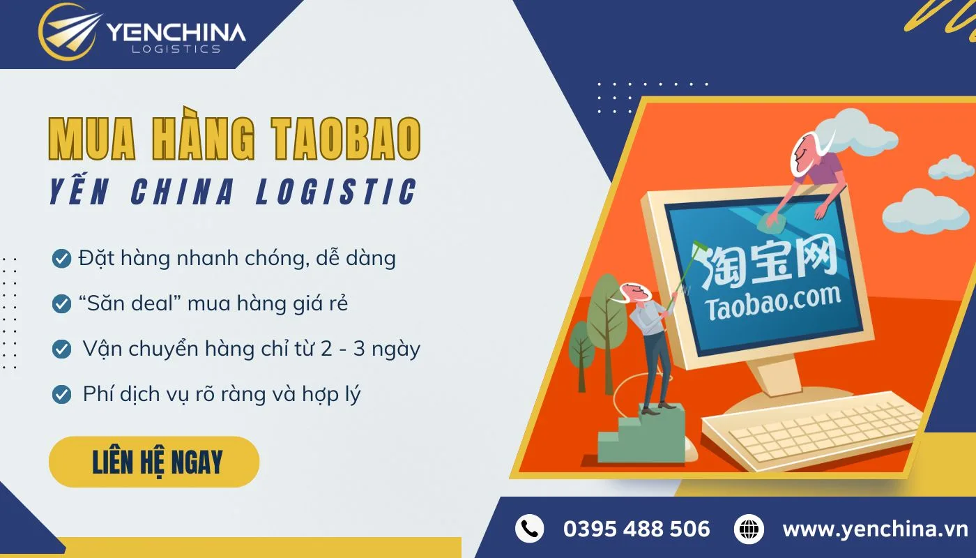 Mua hàng Taobao giá tốt, hỗ trợ từ A-Z tại Yến China