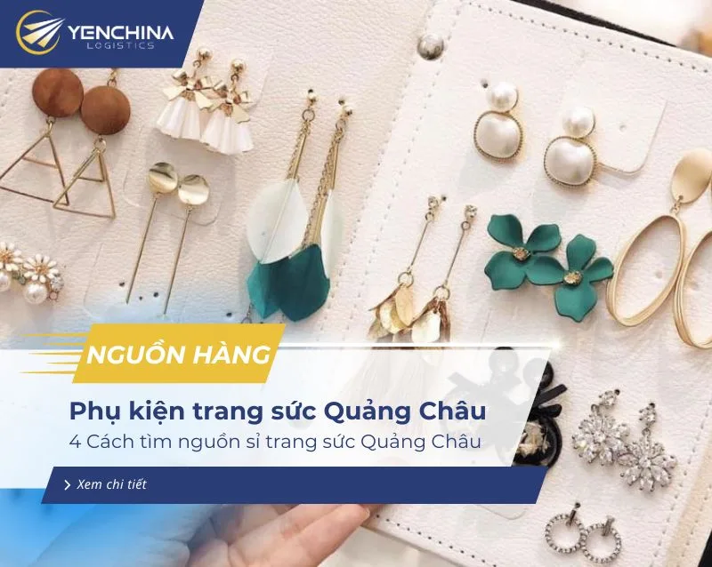 Nguồn sỉ phụ kiện trang sức Quảng Châu