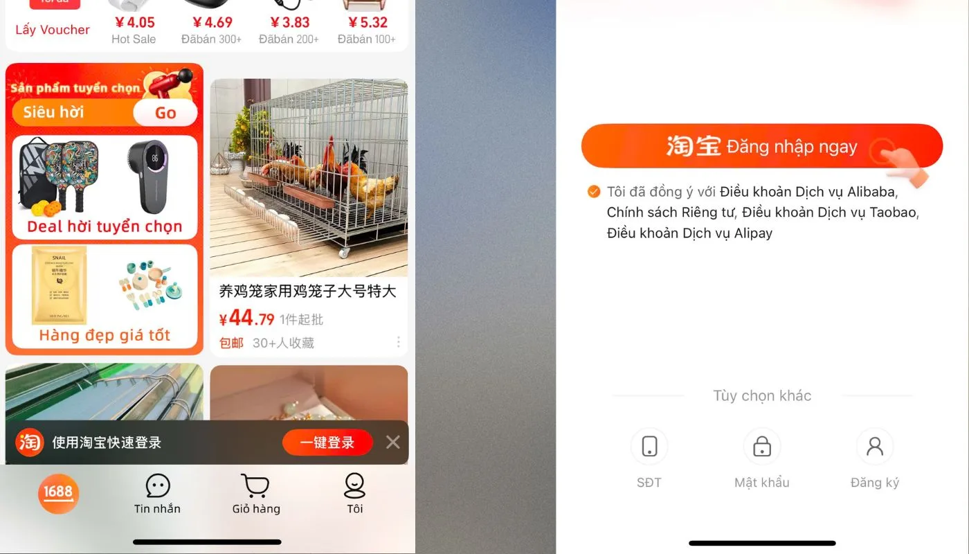 1688 tiếng Việt apk tự động 1688 tiếng Việt apk tự động