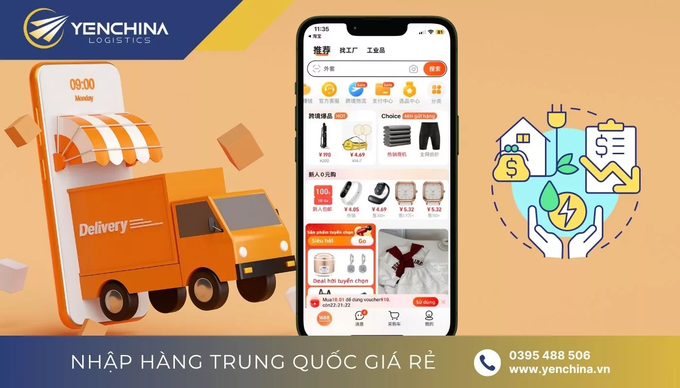 Một số cách giúp giảm phí ship nội địa trên 1688