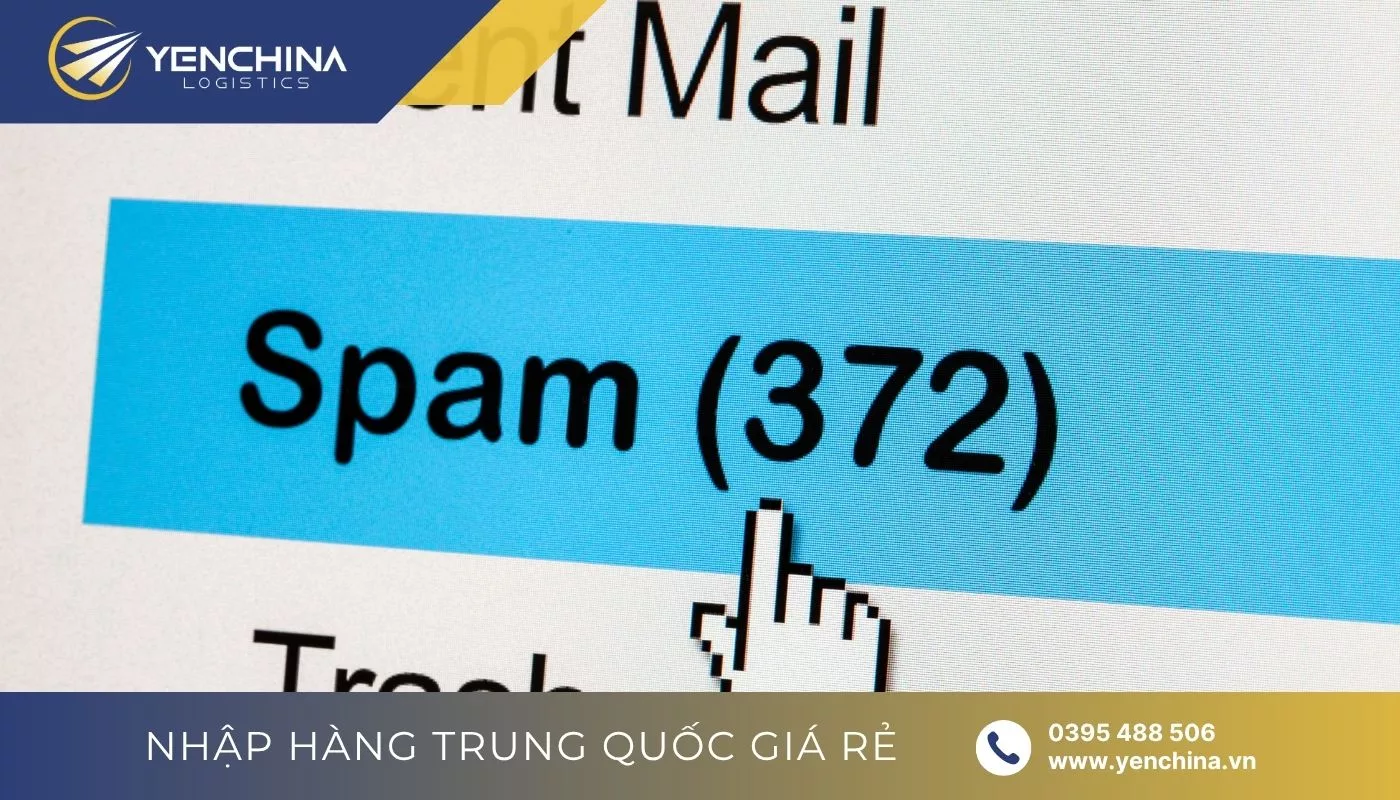 Kiểm tra lại thư mục spam trong email