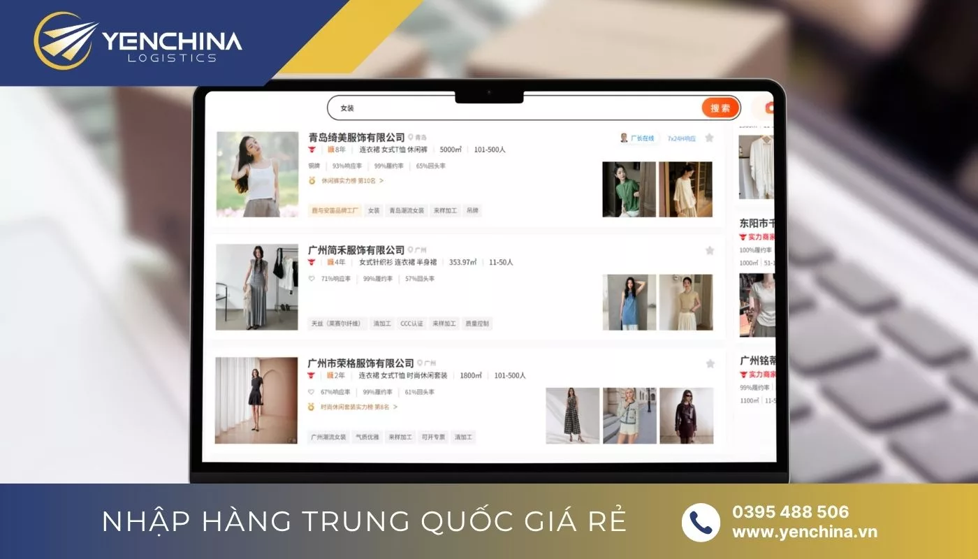Tổng hợp link nhà cung cấp hàng có đánh giá tốt trên sàn 1688.com
