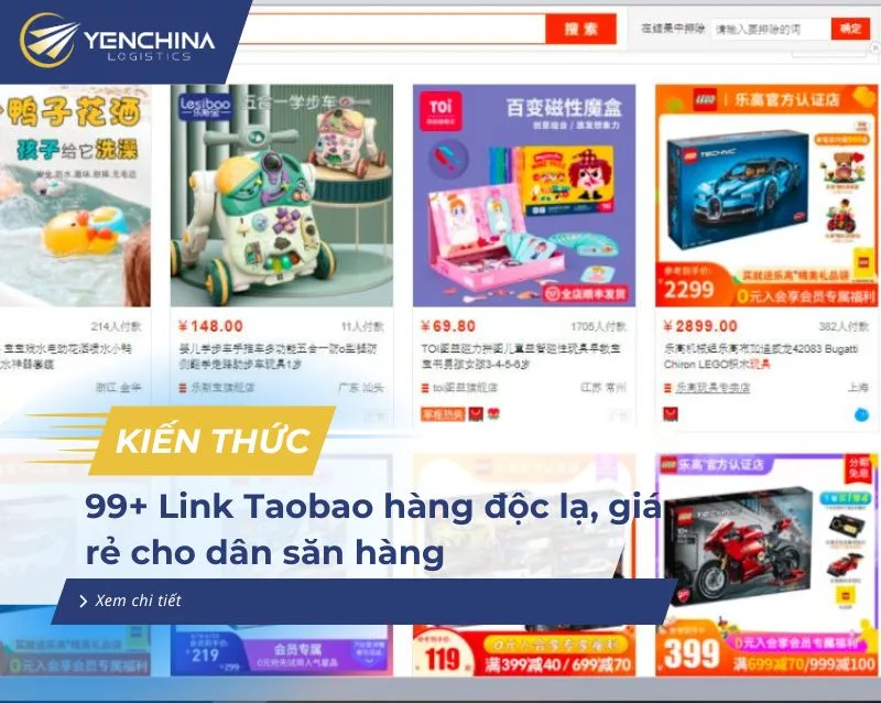 99+ Link Taobao.com hàng độc lạ, giá rẻ cho dân săn hàng