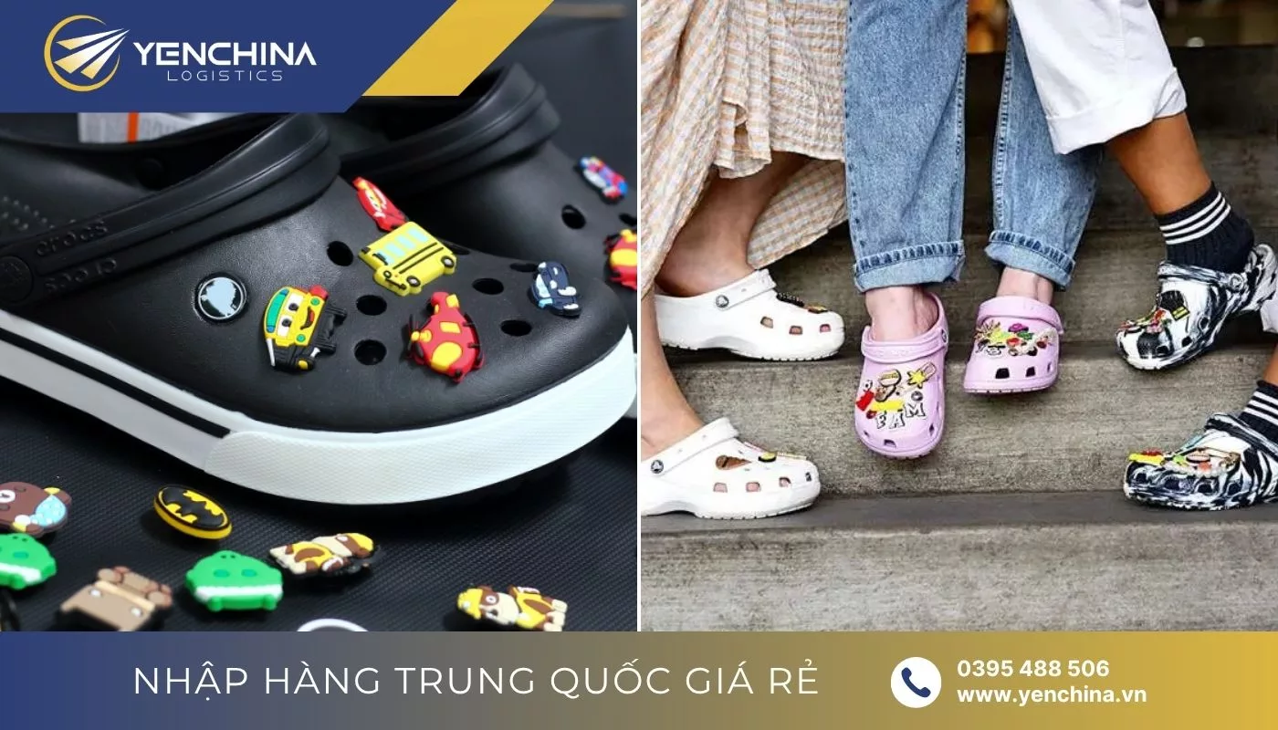 Dép crocs Quảng Châu đa dạng mẫu mã đẹp, đáp ứng tốt thị hiếu tiêu dùng