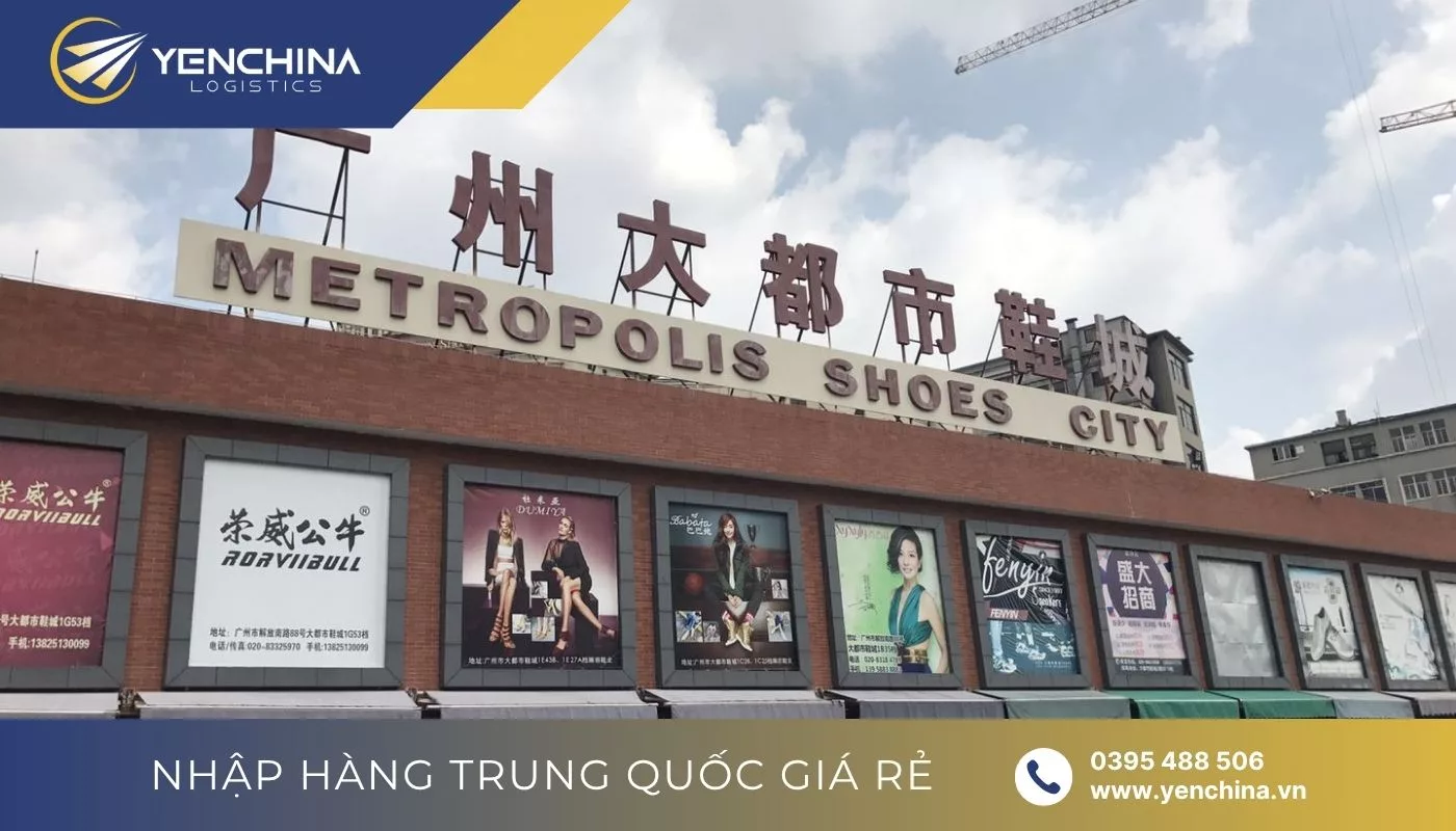 Mua sỉ nguồn hàng dép crocs trực tiếp tại các chợ đầu mối ở Quảng Châu