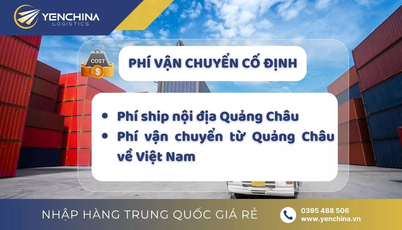 Chi phí ký gửi hàng cố định (Phí bắt buộc)