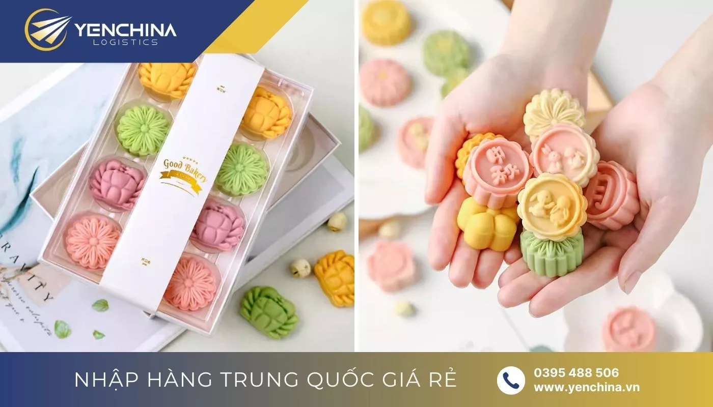 Mooncake nội địa Trung size mini nhỏ xinh, phù hợp làm quà biếu Mooncake nội địa Trung size mini nhỏ xinh, phù hợp làm quà biếu