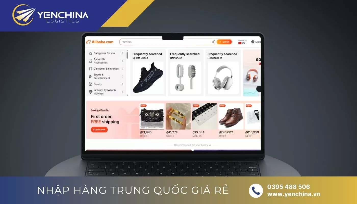 Lấy đồ Quảng Châu giá sỉ trên sàn TMĐT quốc tế Alibaba
