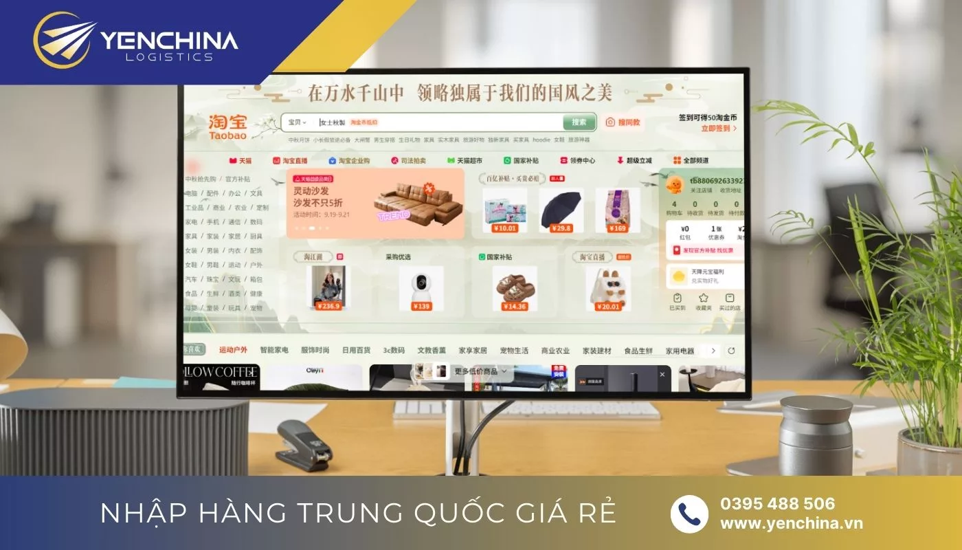 Tìm nguồn hàng Quảng Châu cao cấp trên sàn TMĐT Taobao