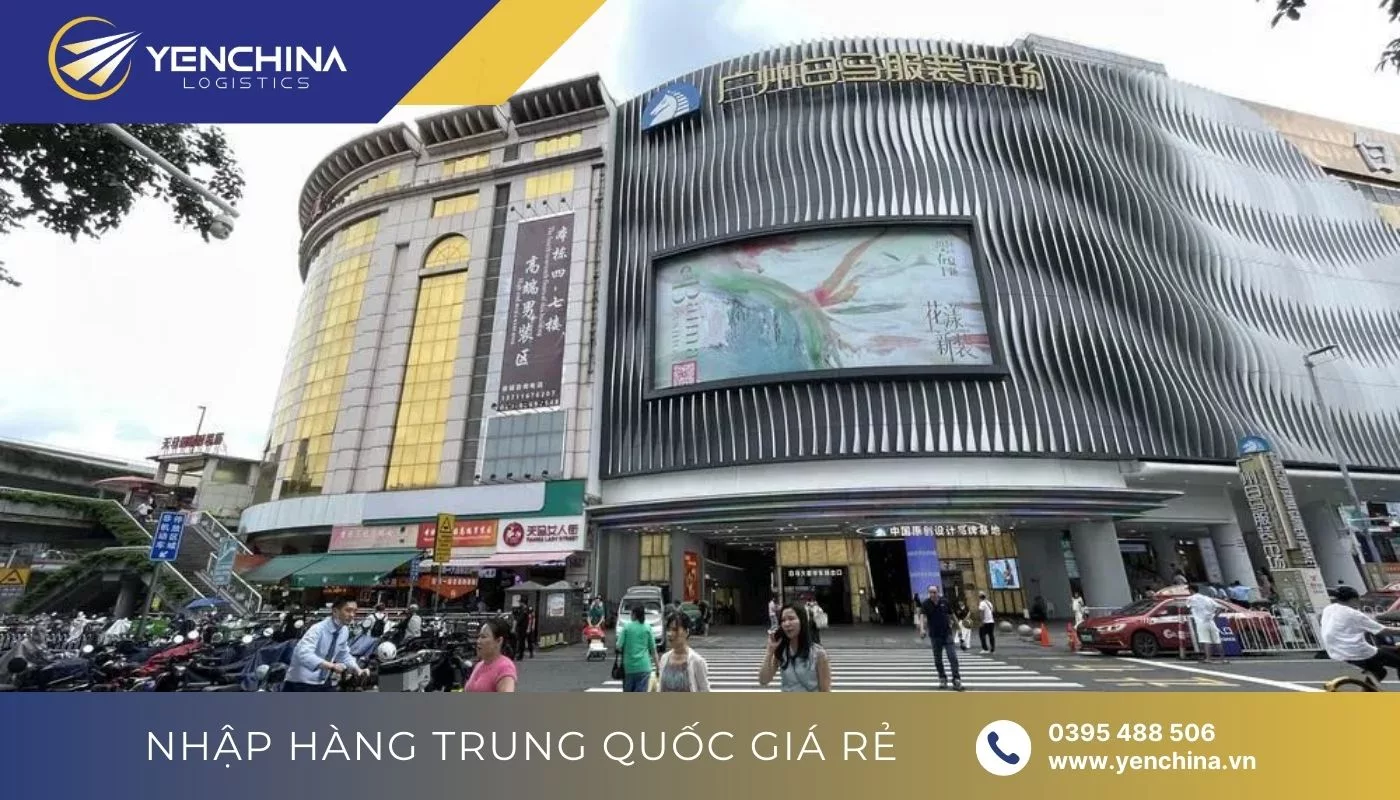 Nhập nguồn hàng sỉ từ Quảng Châu mặt hàng quần áo tại chợ Bạch Mã