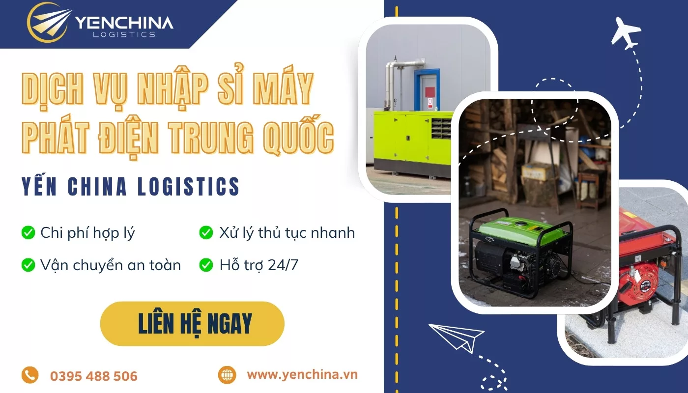 Nhập máy phát điện Trung Quốc tại Yến China