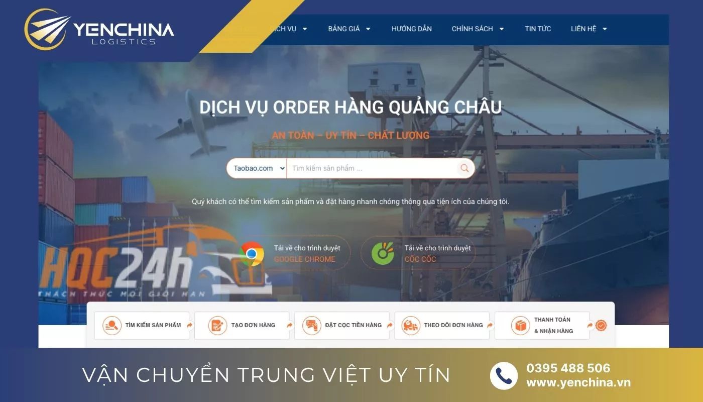 Hàng Quảng Châu 24h - Đơn vị vận chuyển Trung Việt uy tín giá rẻ tại Hà Nội