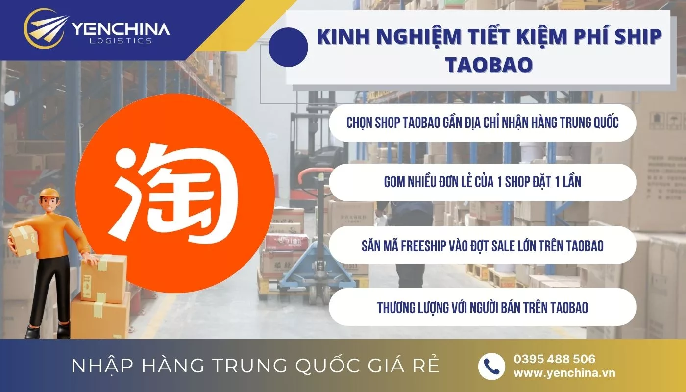 Các mẹo hữu ích giúp tối ưu phí giá vận chuyển hàng Taobao về Việt Nam