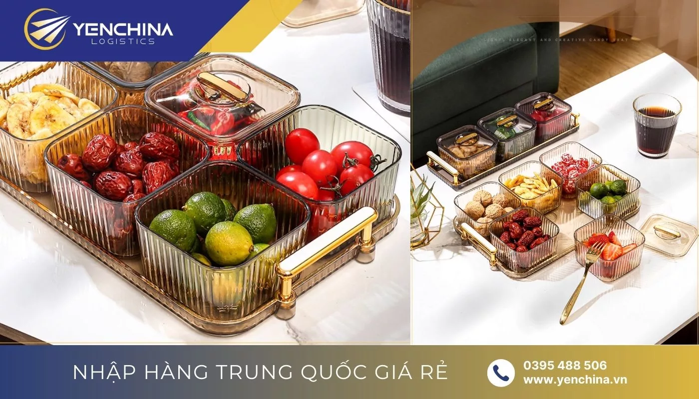 Khay bằng nhựa dạng rời