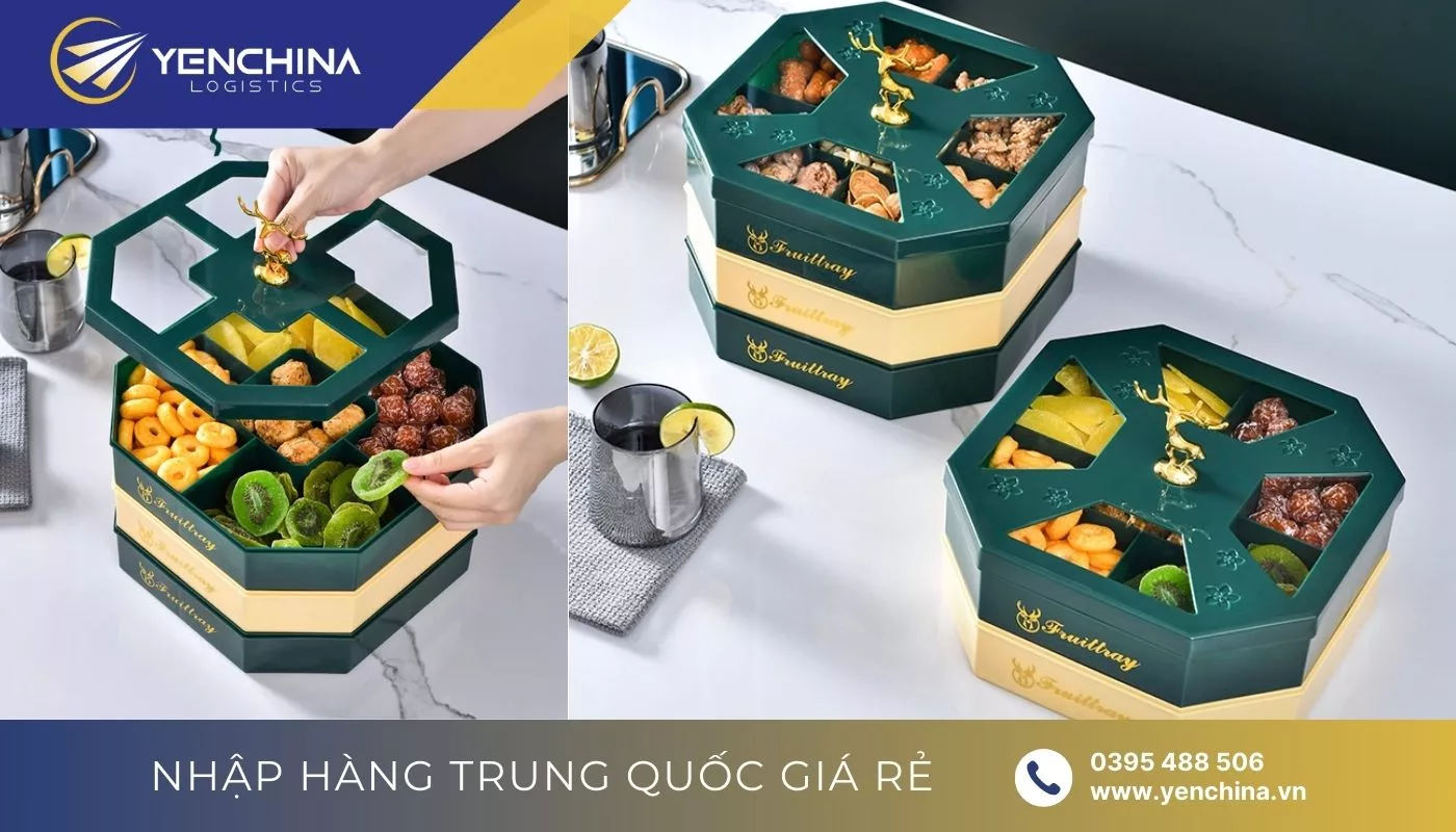 Bộ khay đựng nhiều tầng sang trọng