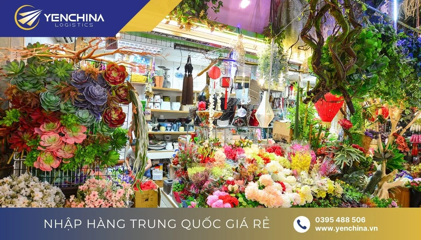 Lợi ích khi nhập nguồn hàng hoa giả Trung Quốc về bán Lợi ích khi nhập nguồn hàng hoa giả Trung Quốc về bán