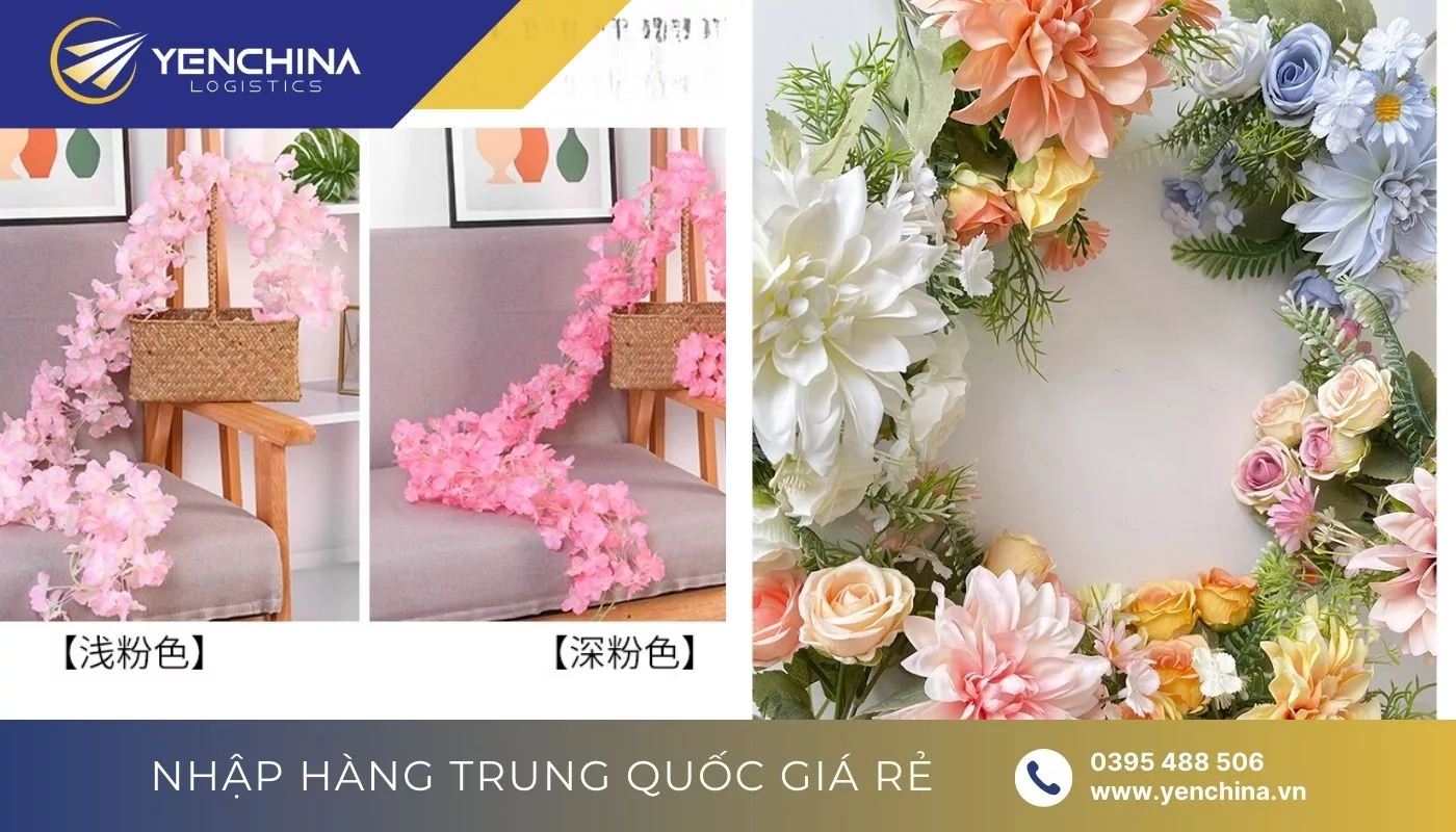 Mẫu hoa giả Trung Quốc làm từ nhựa Mẫu hoa giả Trung Quốc làm từ nhựa