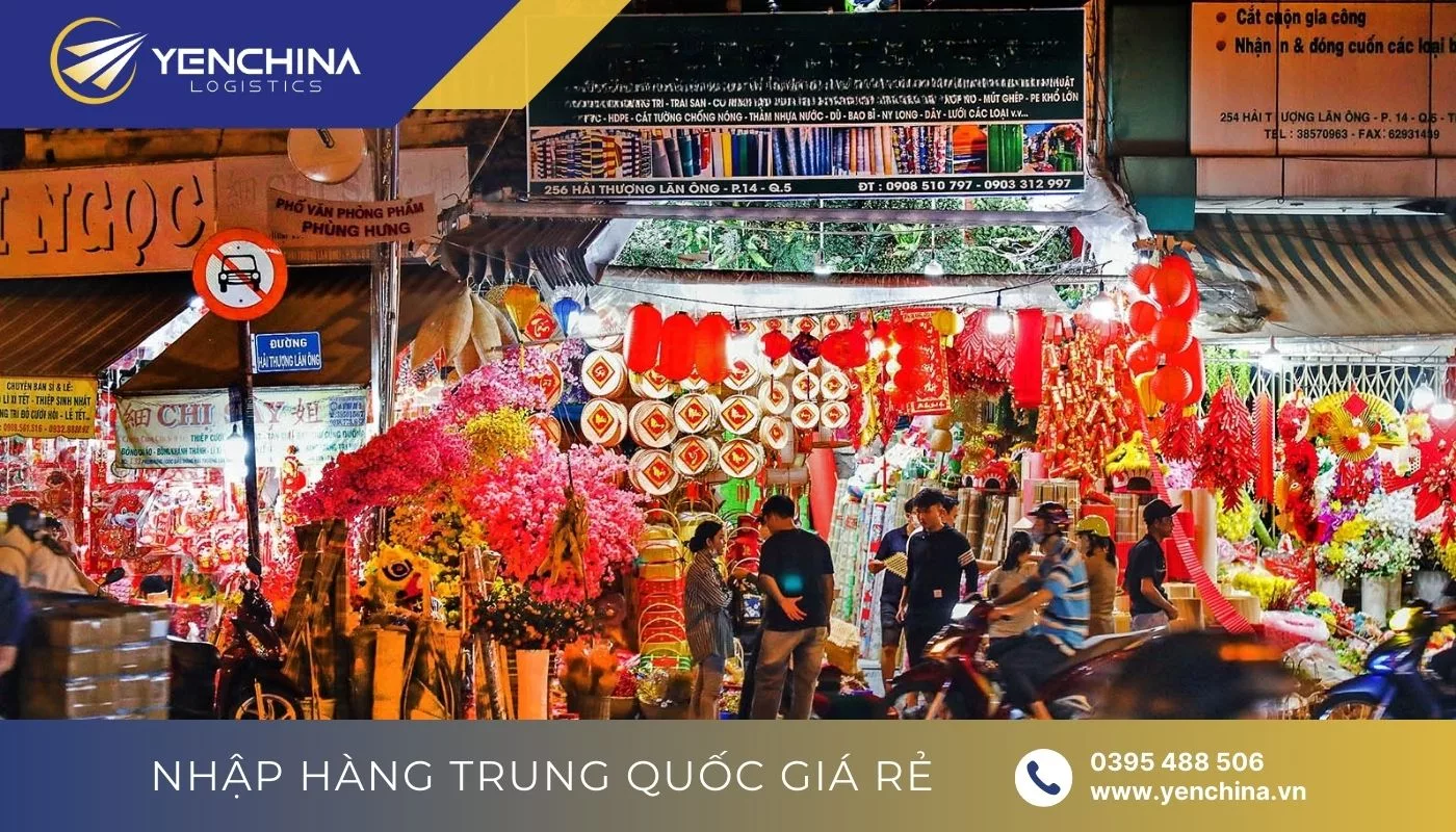 Nhập nguồn hàng bao lì xì Trung Quốc tại chợ đầu mối Việt Nam