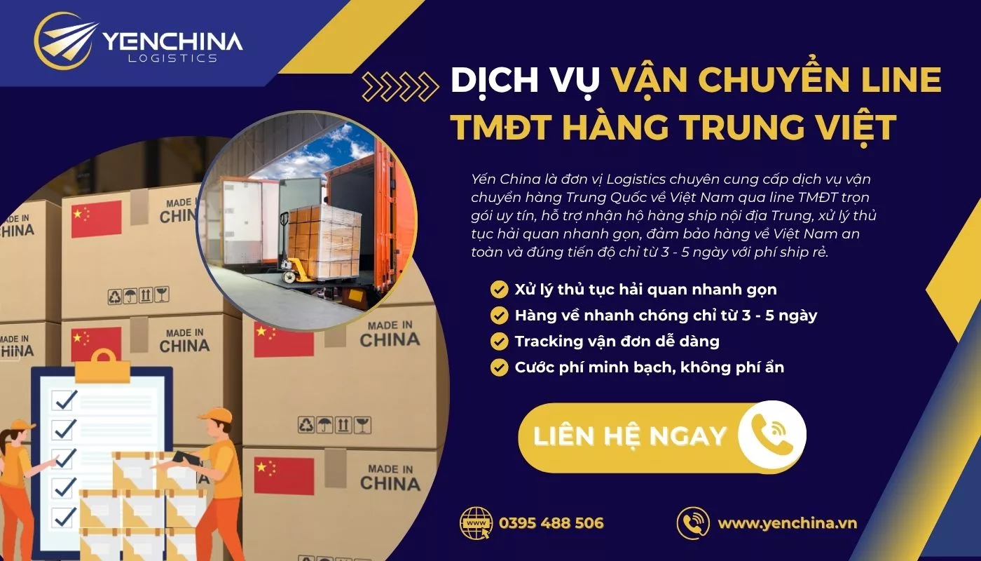 Ký gửi hàng hóa line thương mại điện tử an toàn, phí rẻ qua Yến China Ký gửi hàng hóa line thương mại điện tử an toàn, phí rẻ qua Yến China