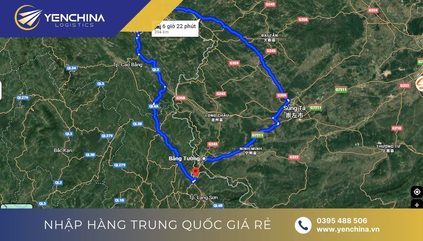 Ưu điểm vận chuyển hàng Trung Quốc qua kho hàng thành phố Bằng Tường Ưu điểm vận chuyển hàng Trung Quốc qua kho hàng thành phố Bằng Tường