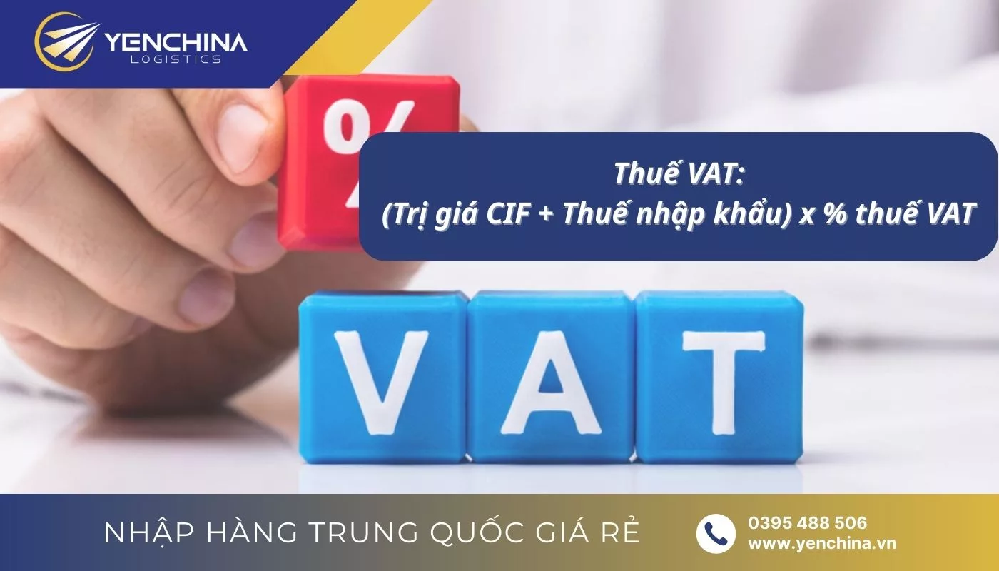 Hướng dẫn tính thuế VAT nhập thiết bị điện tử China Hướng dẫn tính thuế VAT nhập thiết bị điện tử China