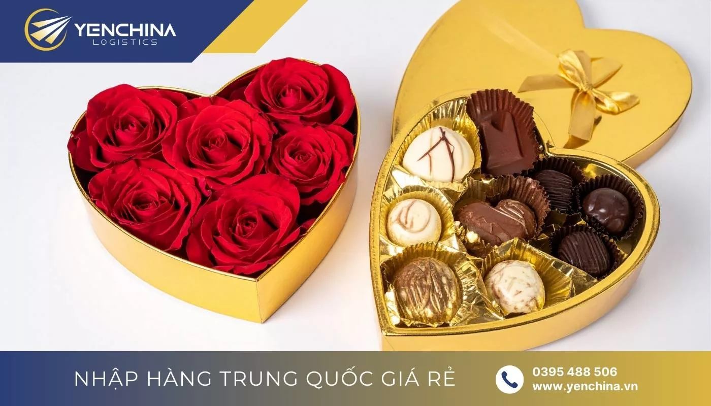 Socola và hộp quà tặng là combo không thể thiếu trong ngày Quốc tế Phụ nữ