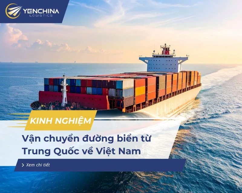 Vận chuyển đường biển từ Trung Quốc về Việt Nam