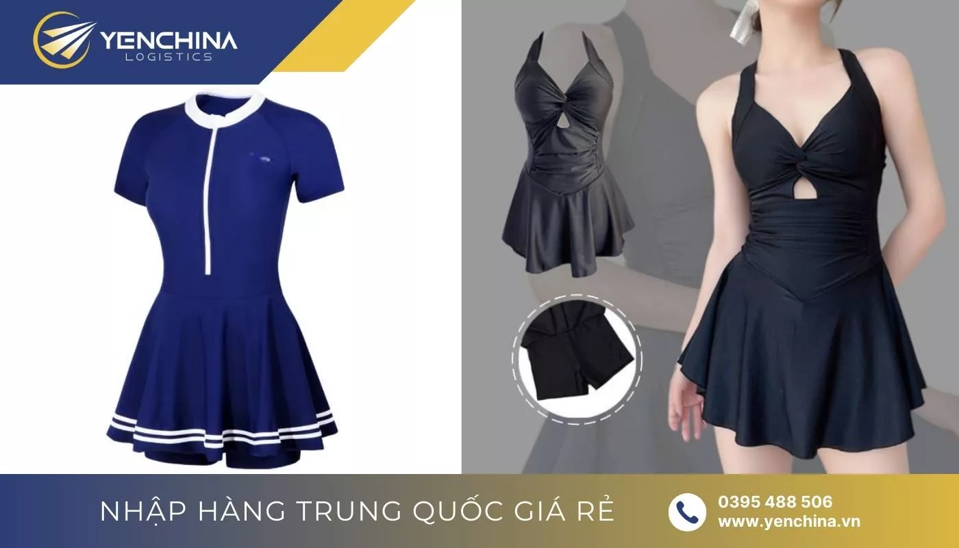 Váy bơi liền thân cho nữ