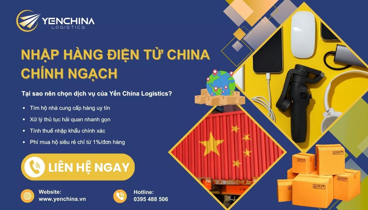 Yến China nhập hộ nguồn hàng điện tử trọn gói từ Trung Quốc Yến China nhập hộ nguồn hàng điện tử trọn gói từ Trung Quốc