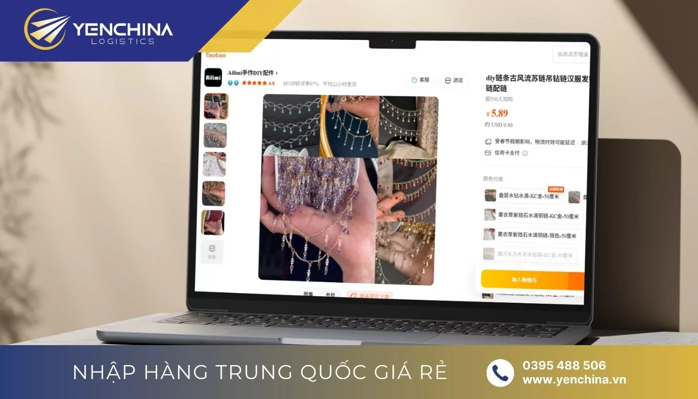 Lưu ý quan trọng khi mua hàng phụ kiện trên Taobao