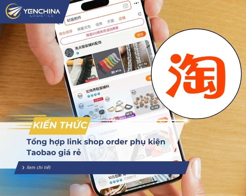 Link shop order phụ kiện Taobao
