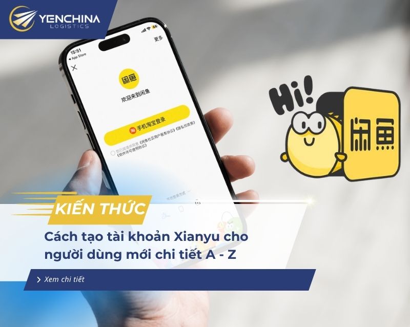 Cách tạo tài khoản Xianyu