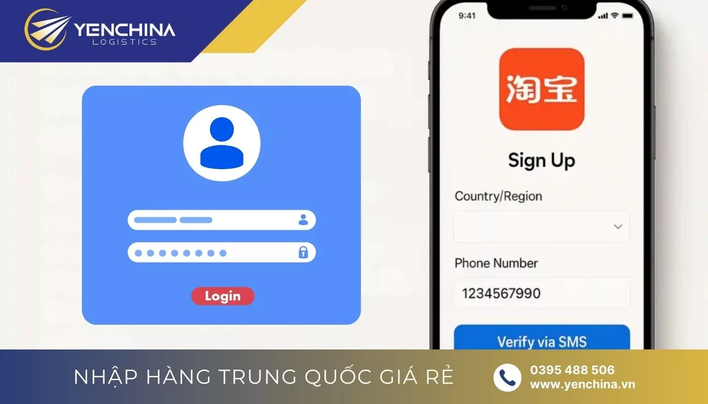 Tài khoản nhập hàng Tao bao