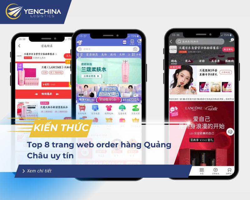Trang web order hàng Quảng Châu uy tín