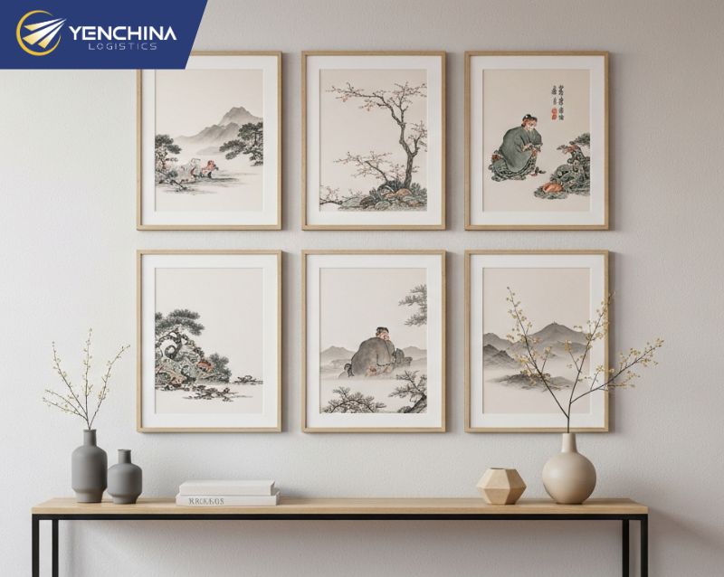 tranh decor phong thủy tranh decor phong thủy