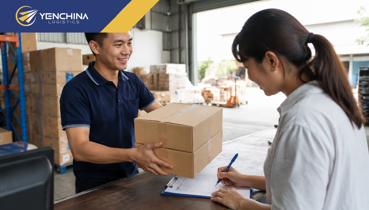 Nhận hàng Trung Quốc tại TPHCM, ký biên bản bàn giao
