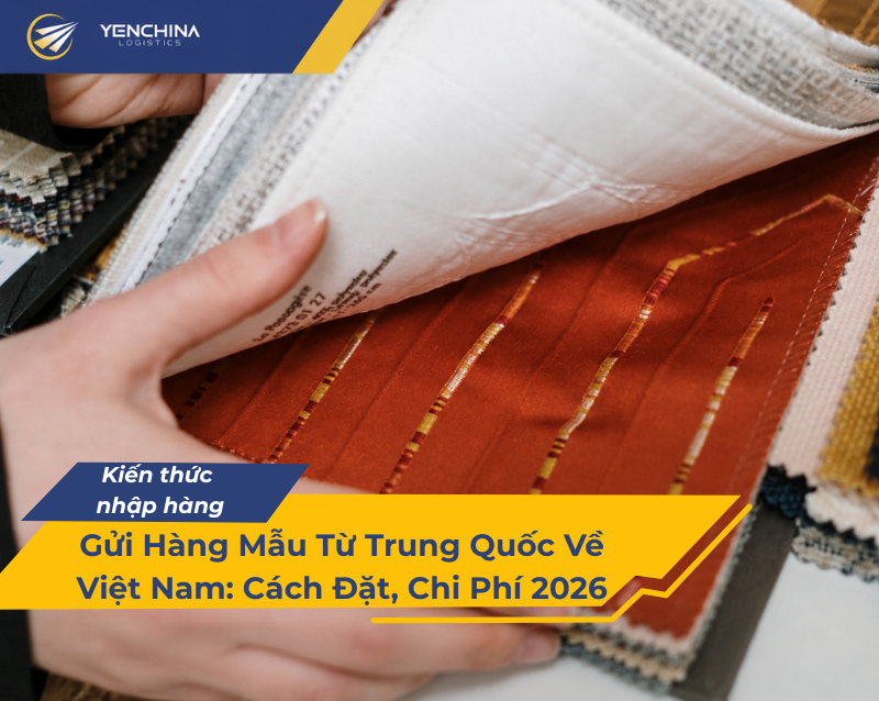 Gửi Hàng Mẫu Từ Trung Quốc Về Việt Nam Cách Đặt, Chi Phí 2026