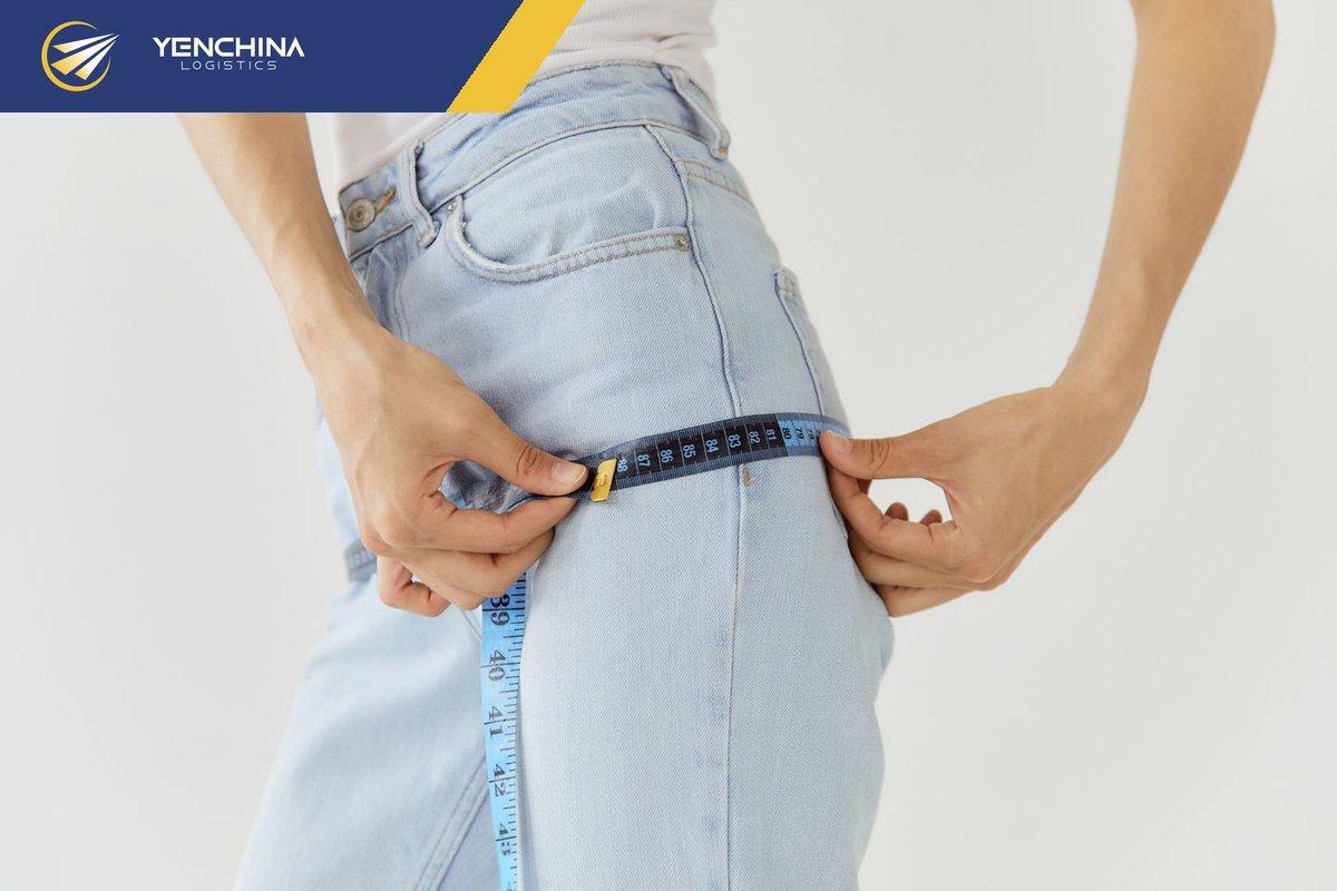 Bảng size Trung Quốc dựa trên số đo thật, không dựa trên chữ S M L
