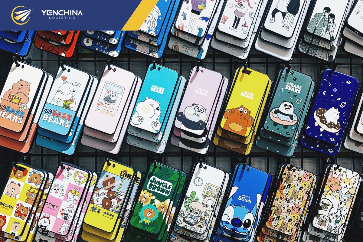 Đơn phụ kiện điện thoại số lượng lớn được gom chung một kiện để tối ưu cước